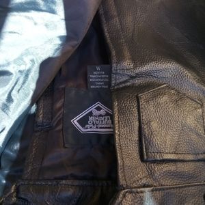 Motorcycle chaps and vest